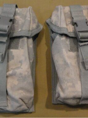 2 QTY SPEC-OPS ACU UCP WATER RESISTANT MAGAZINE GENERAL PURPOSE POUCH POUCHES